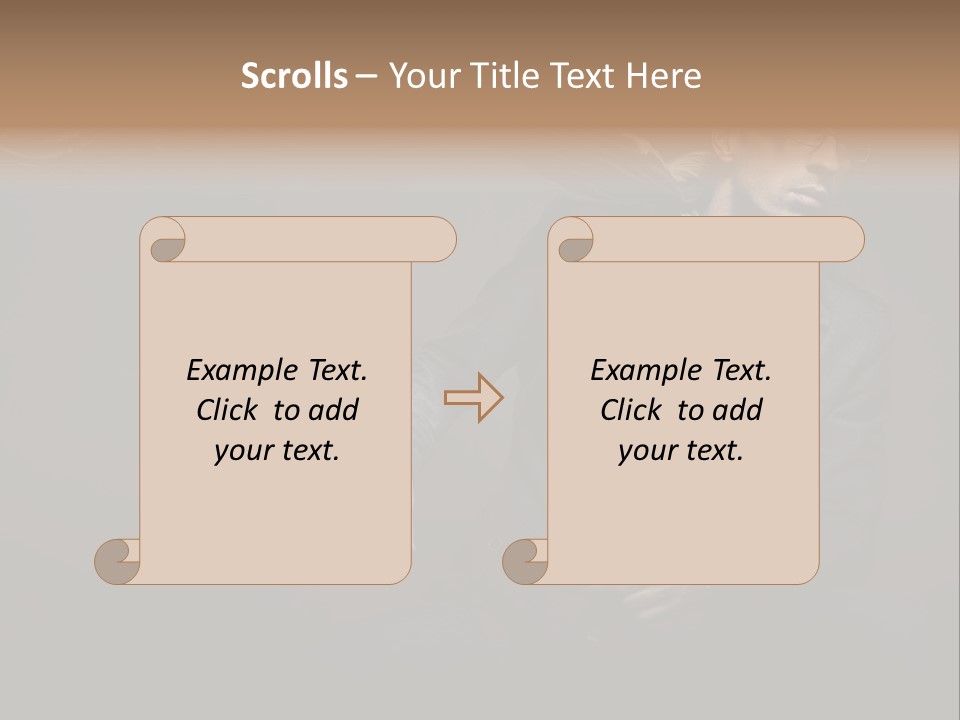 Business Light Expressions PowerPoint Template