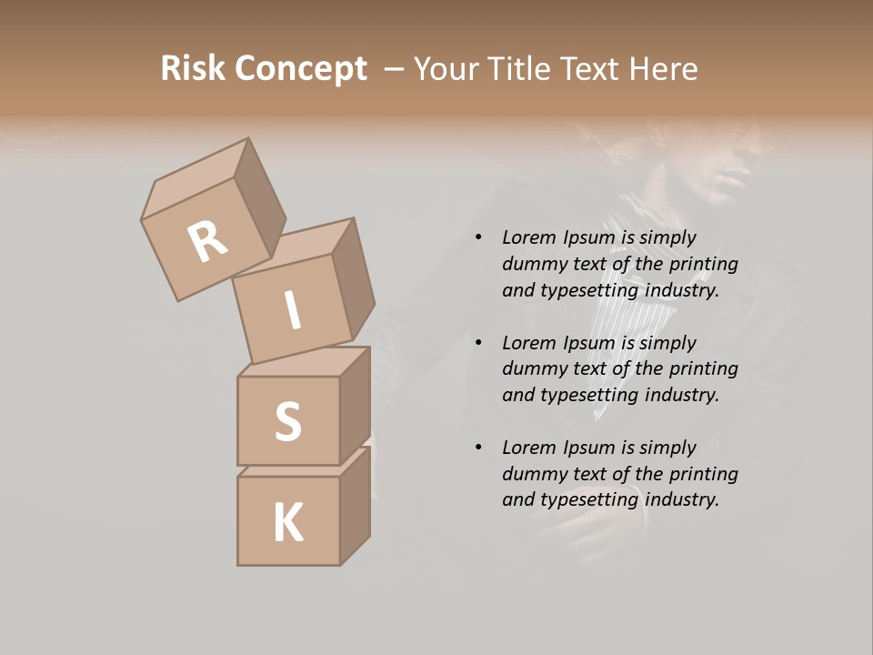 Business Light Expressions PowerPoint Template