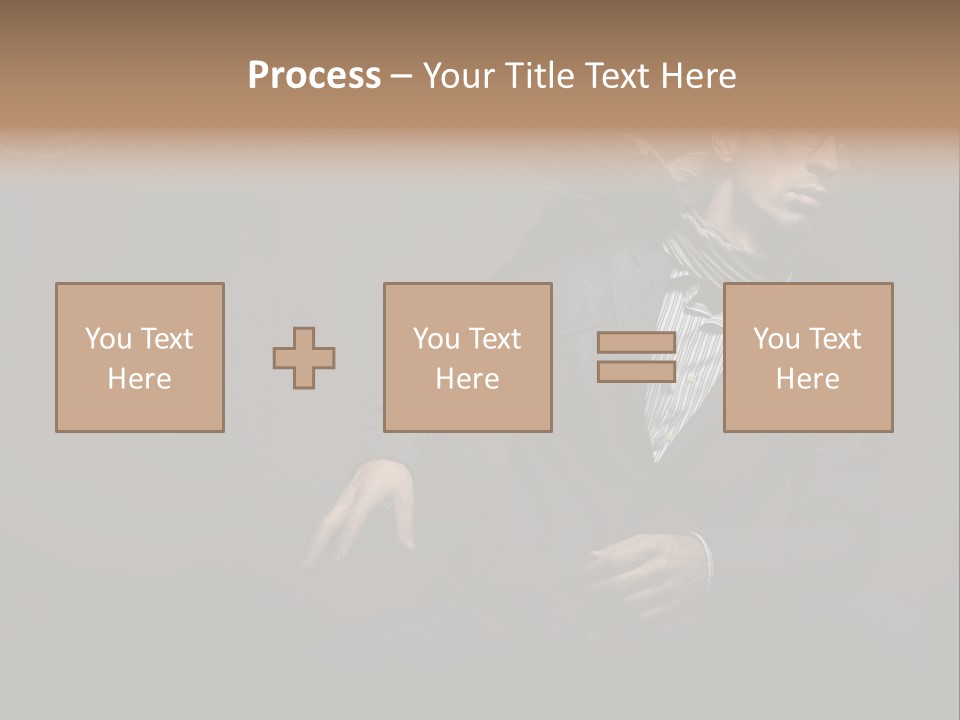 Business Light Expressions PowerPoint Template