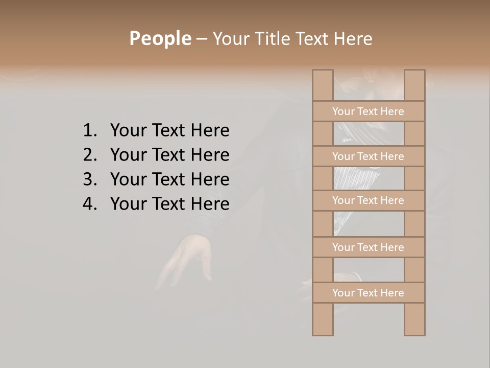 Business Light Expressions PowerPoint Template