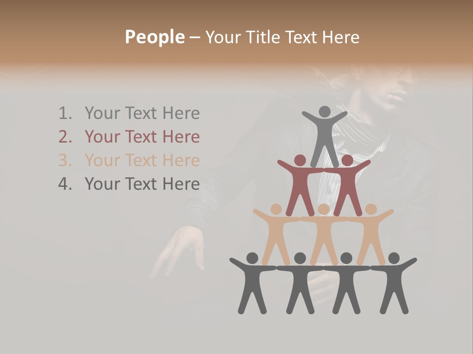 Business Light Expressions PowerPoint Template