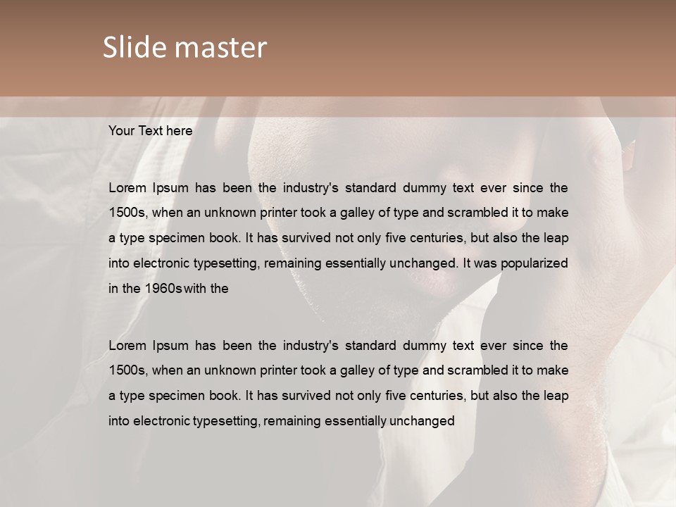 Think Modern Guy PowerPoint Template