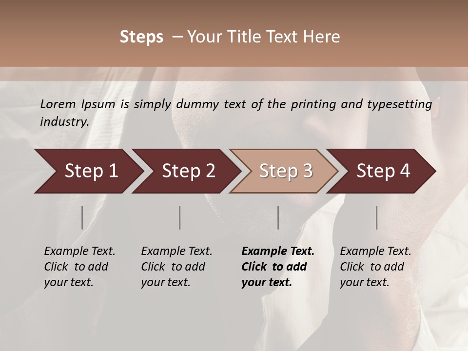 Think Modern Guy PowerPoint Template
