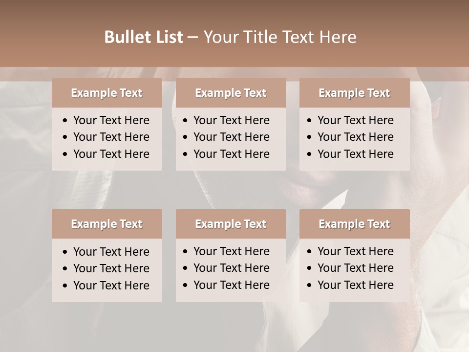 Think Modern Guy PowerPoint Template