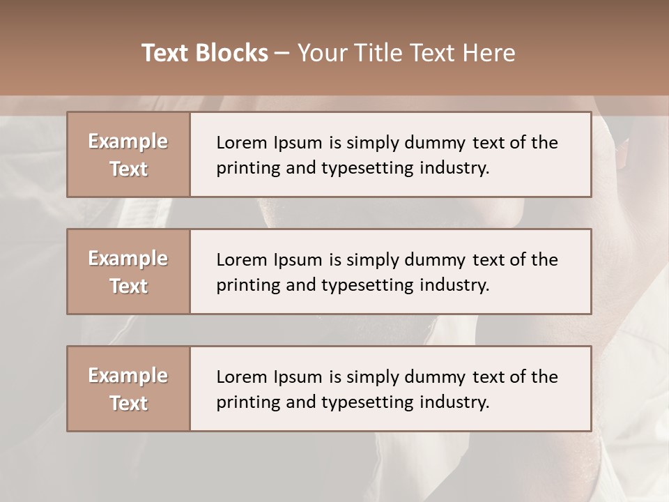 Think Modern Guy PowerPoint Template