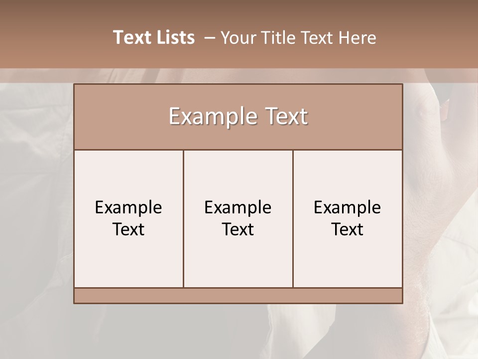 Think Modern Guy PowerPoint Template