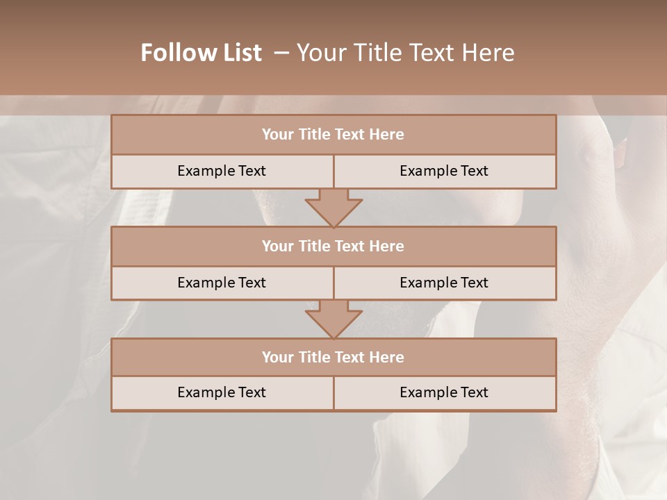 Think Modern Guy PowerPoint Template