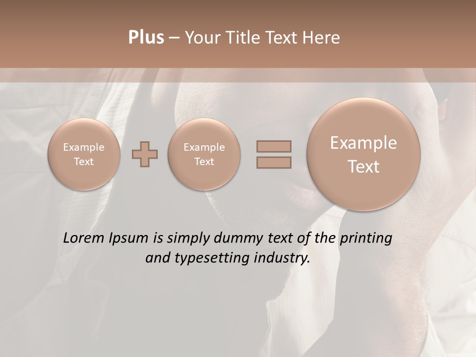 Think Modern Guy PowerPoint Template