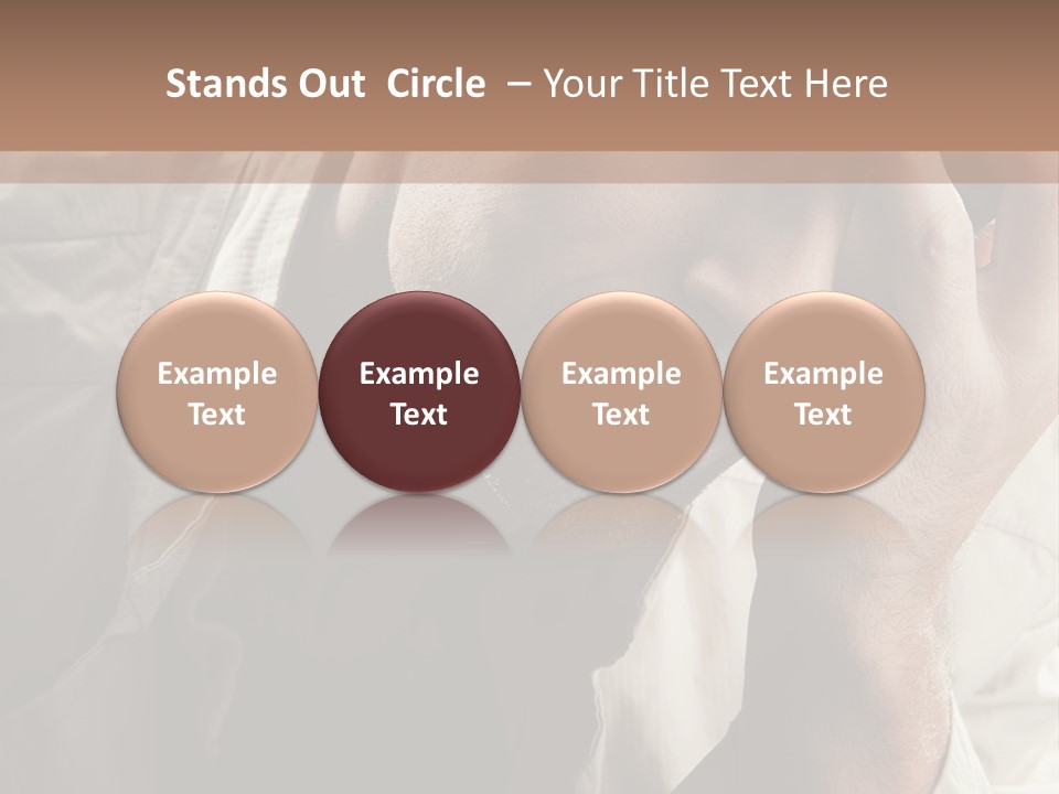 Think Modern Guy PowerPoint Template