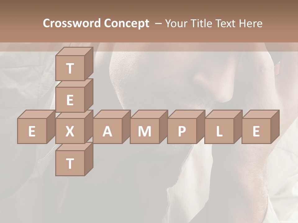Think Modern Guy PowerPoint Template