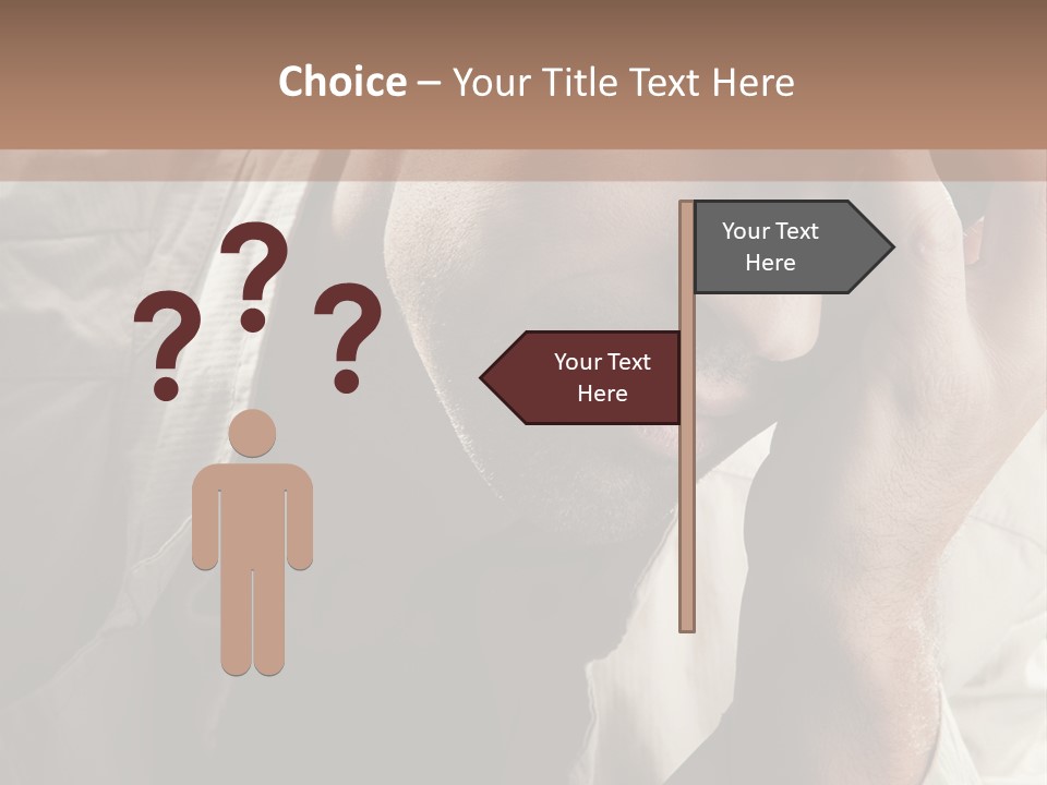 Think Modern Guy PowerPoint Template