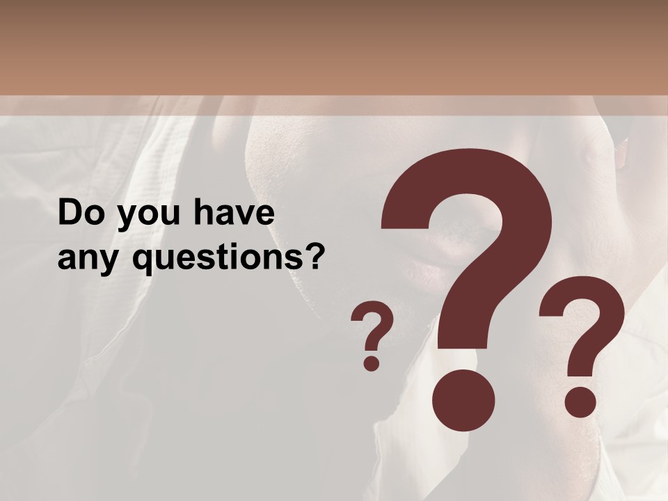 Think Modern Guy PowerPoint Template