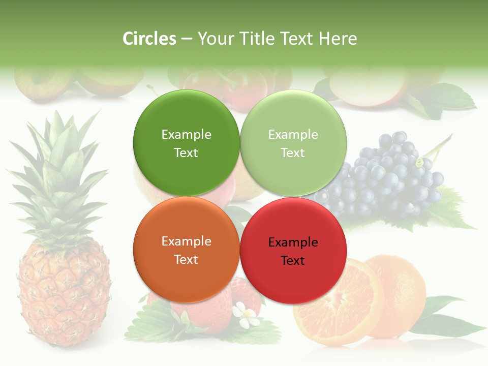 Blue White Diet PowerPoint Template