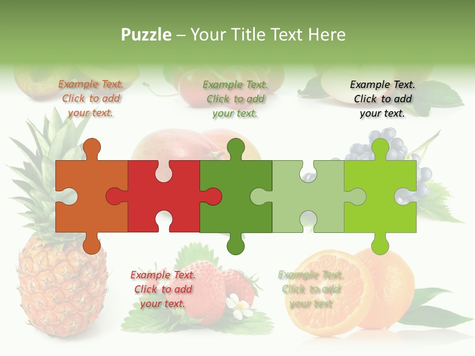 Blue White Diet PowerPoint Template