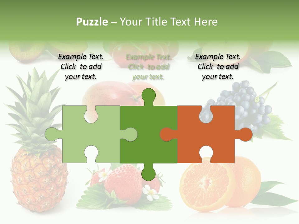 Blue White Diet PowerPoint Template