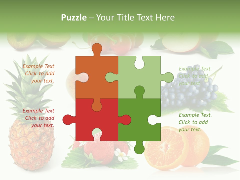 Blue White Diet PowerPoint Template