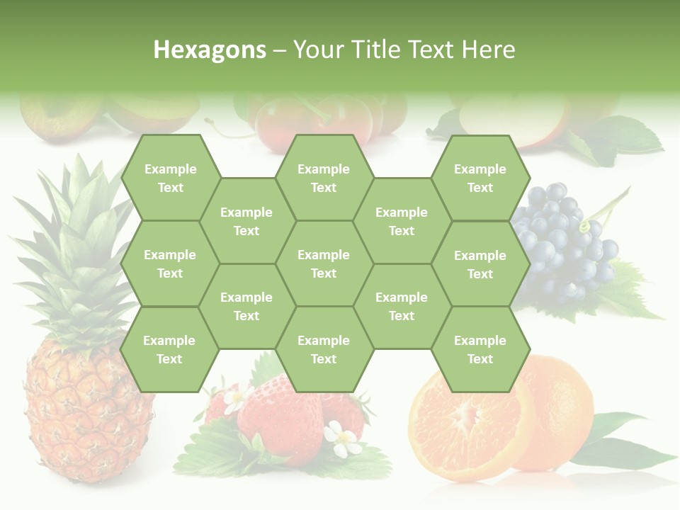 Blue White Diet PowerPoint Template