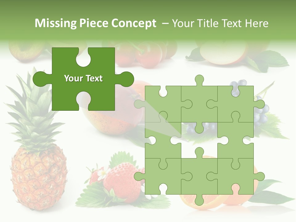 Blue White Diet PowerPoint Template