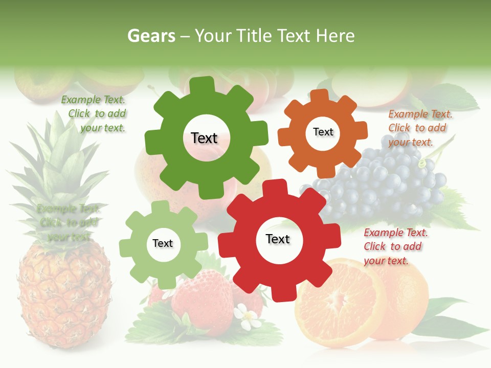 Blue White Diet PowerPoint Template