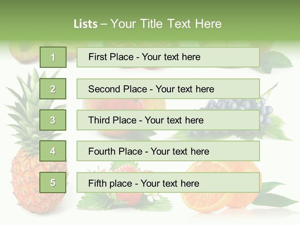 Blue White Diet PowerPoint Template