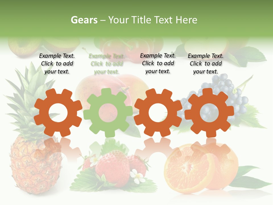 Blue White Diet PowerPoint Template