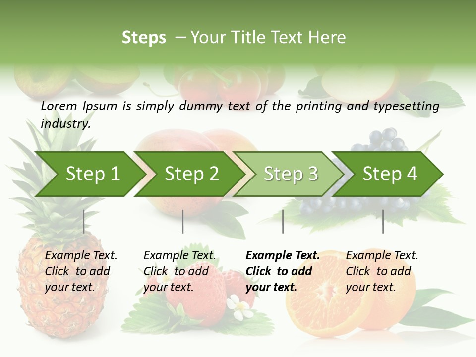 Blue White Diet PowerPoint Template