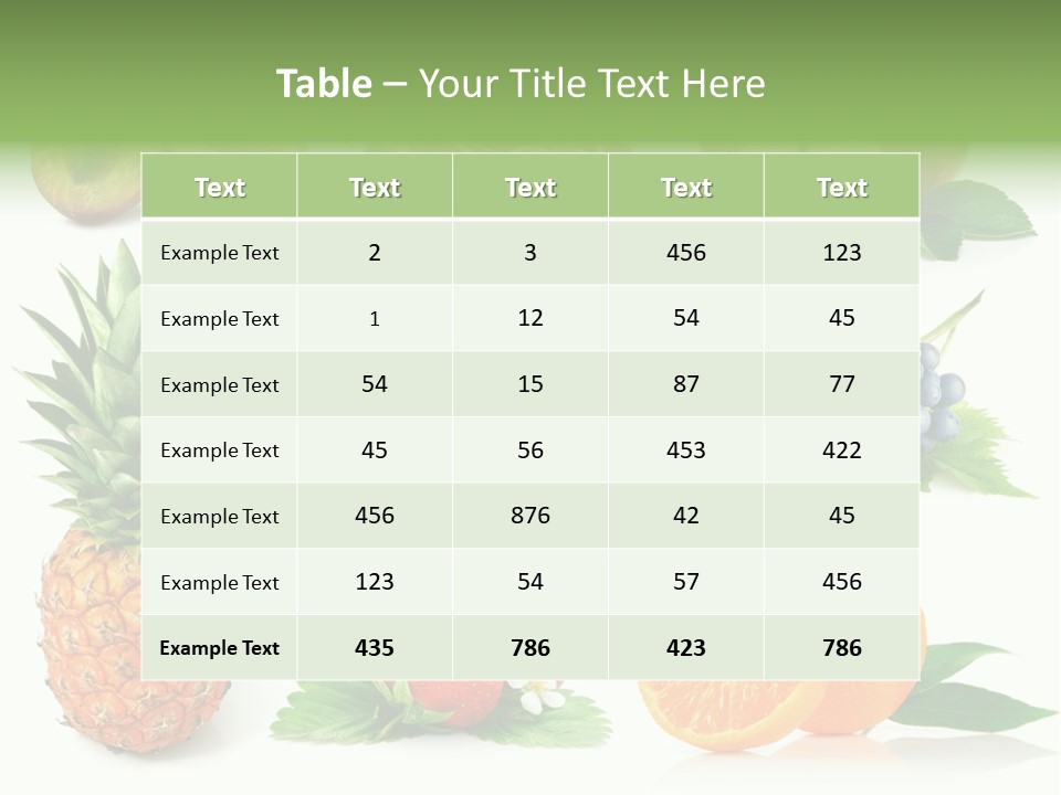 Blue White Diet PowerPoint Template