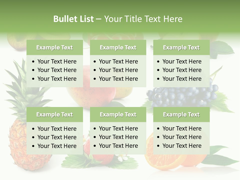 Blue White Diet PowerPoint Template