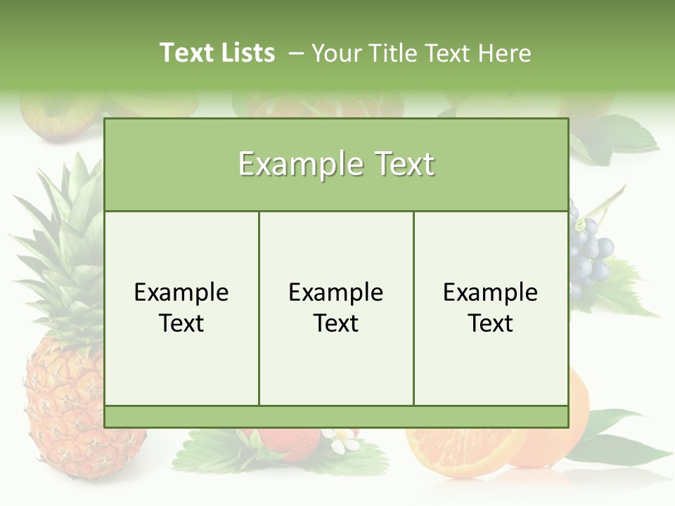 Blue White Diet PowerPoint Template