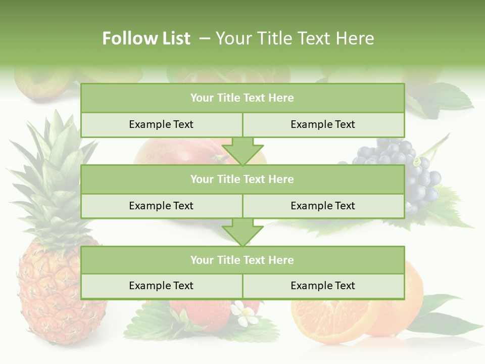 Blue White Diet PowerPoint Template