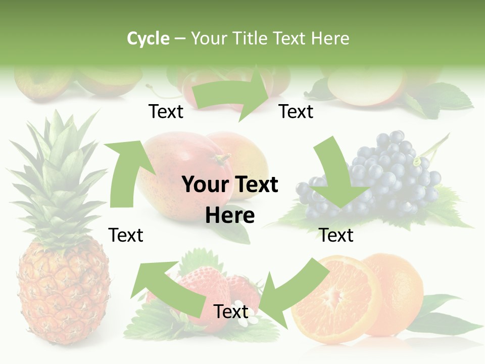 Blue White Diet PowerPoint Template