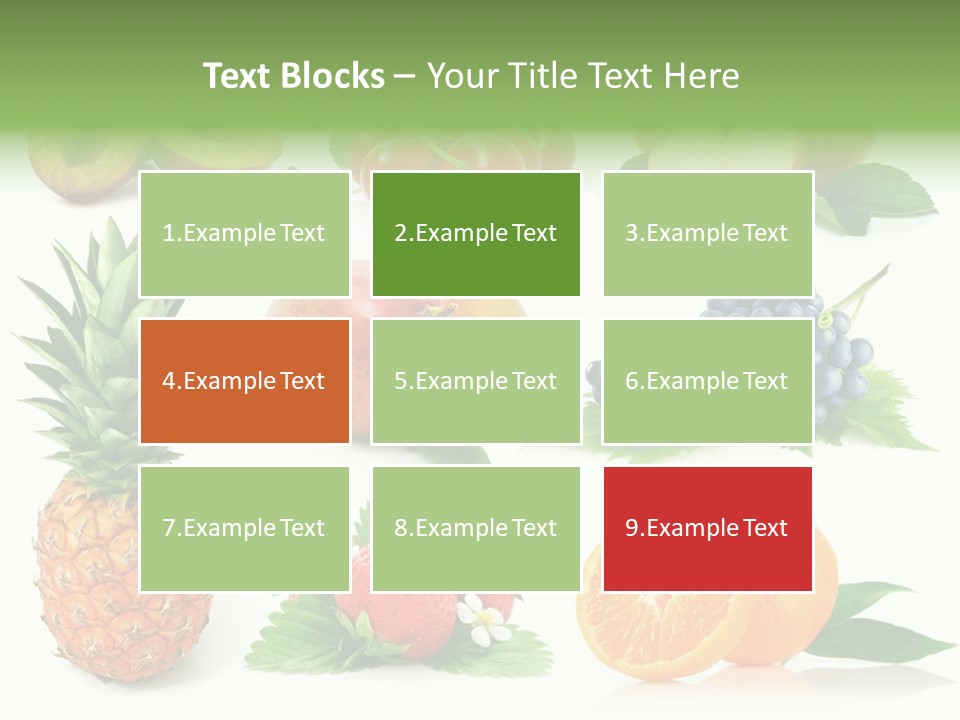 Blue White Diet PowerPoint Template