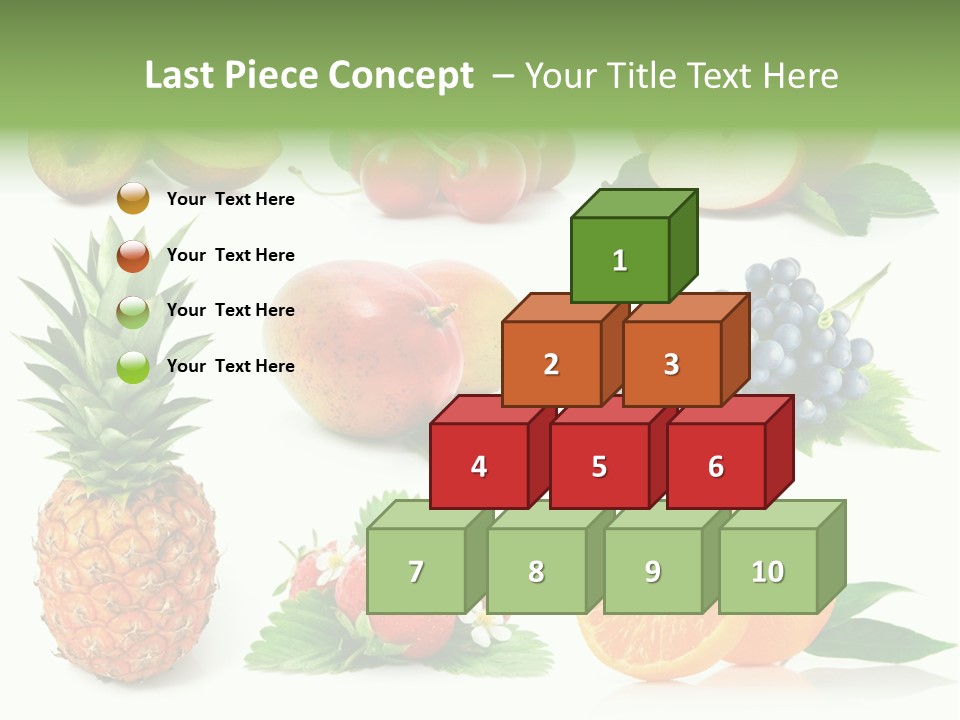 Blue White Diet PowerPoint Template