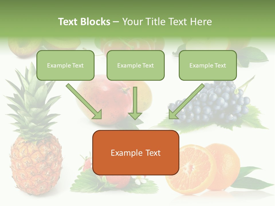 Blue White Diet PowerPoint Template
