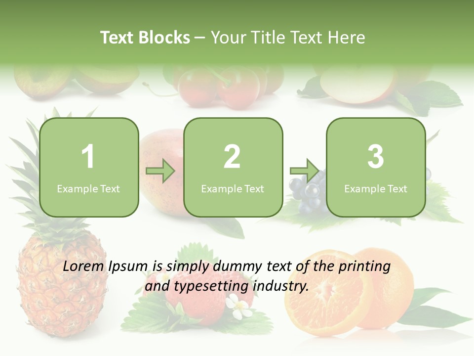 Blue White Diet PowerPoint Template