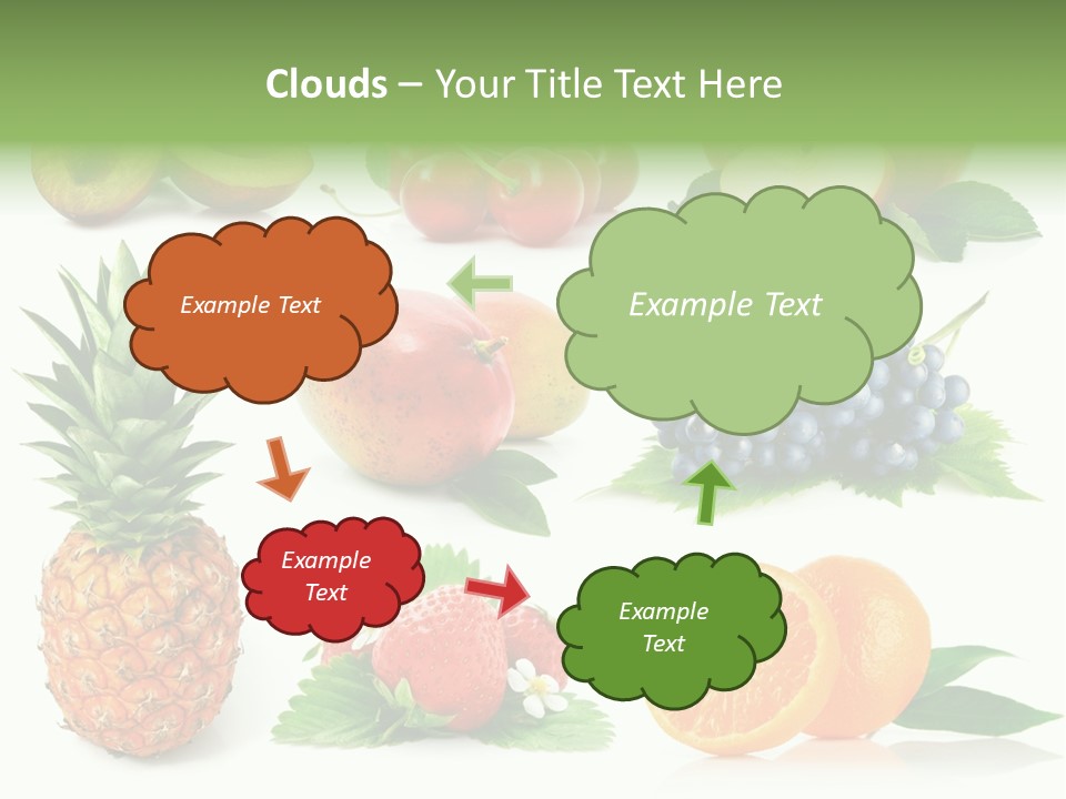 Blue White Diet PowerPoint Template