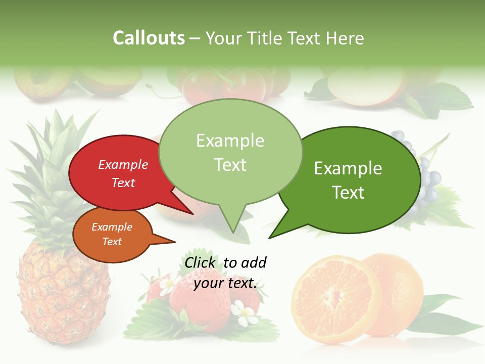 Blue White Diet PowerPoint Template