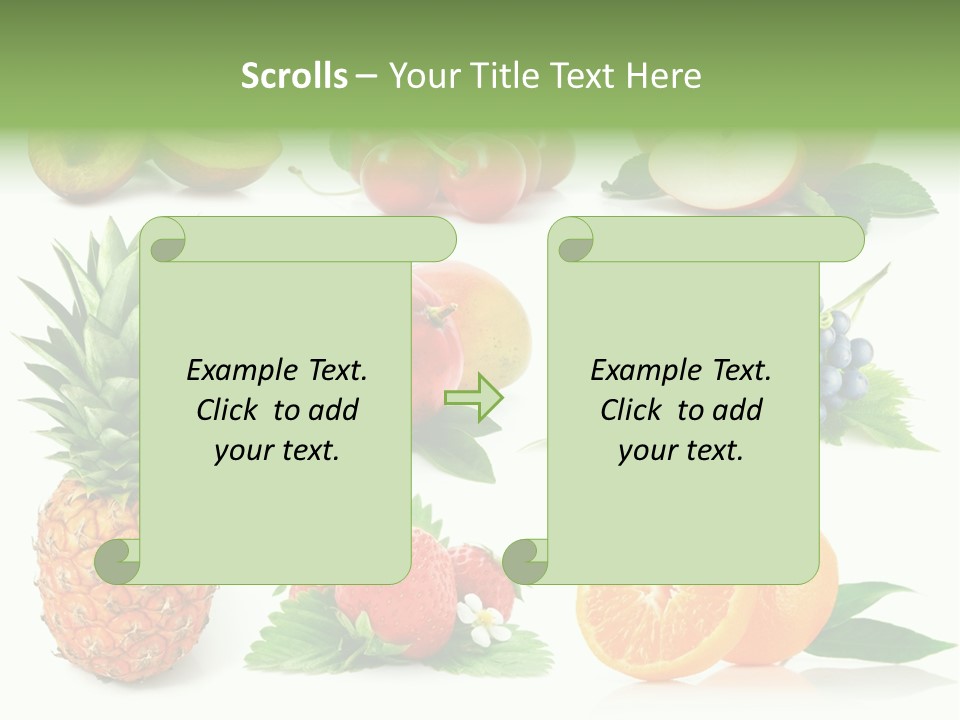 Blue White Diet PowerPoint Template