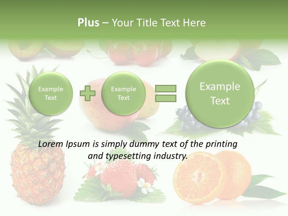 Blue White Diet PowerPoint Template