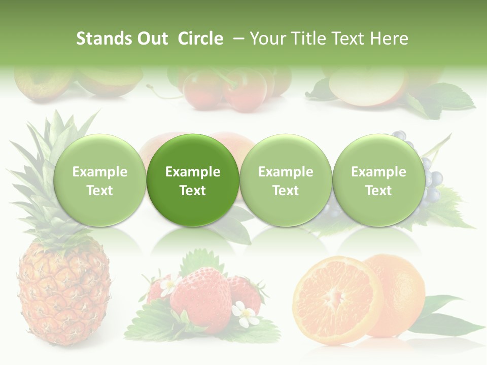 Blue White Diet PowerPoint Template