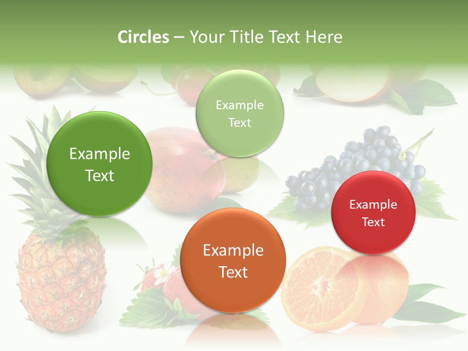 Blue White Diet PowerPoint Template