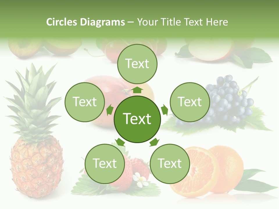 Blue White Diet PowerPoint Template