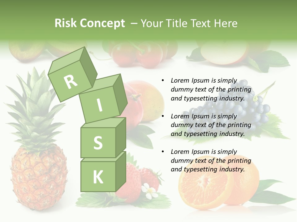 Blue White Diet PowerPoint Template