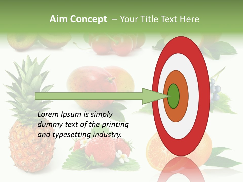 Blue White Diet PowerPoint Template