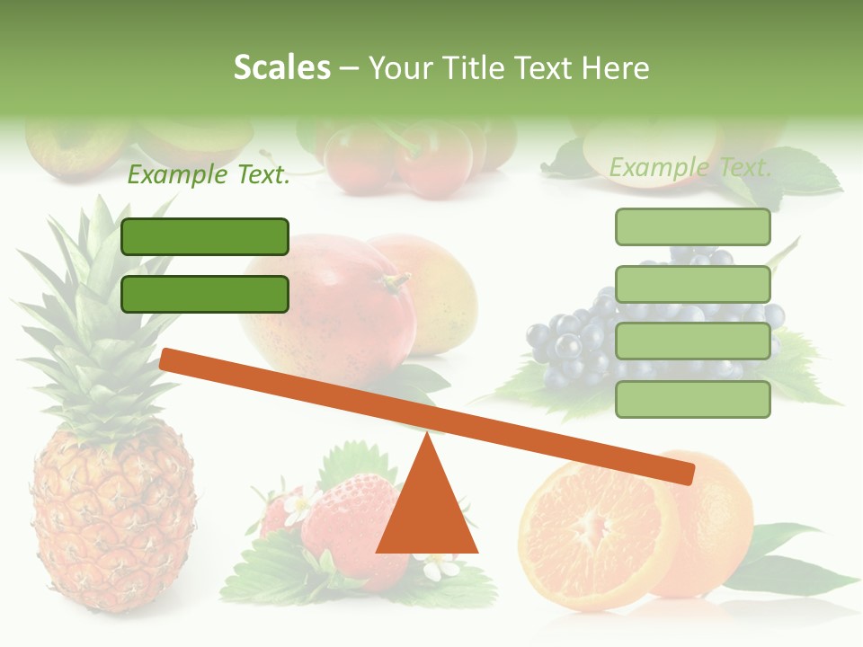 Blue White Diet PowerPoint Template