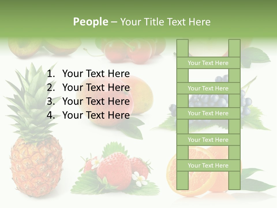 Blue White Diet PowerPoint Template