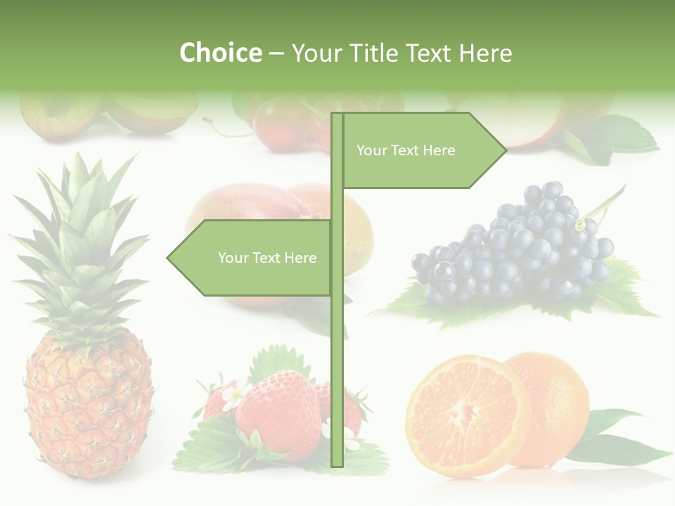 Blue White Diet PowerPoint Template