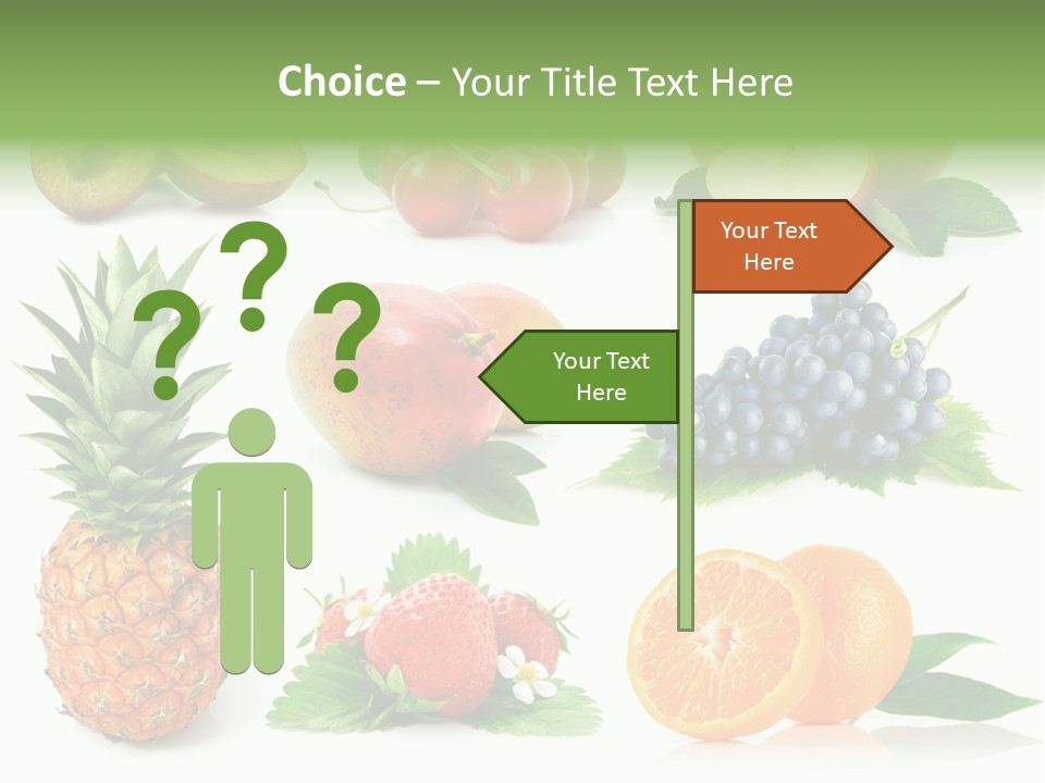 Blue White Diet PowerPoint Template