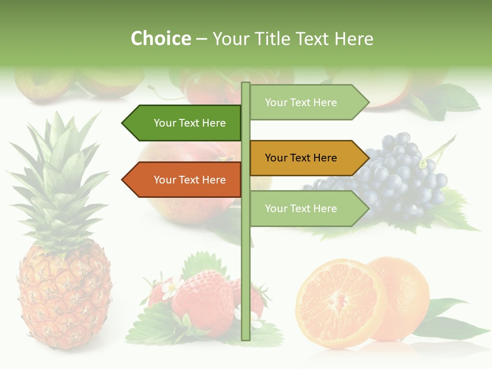 Blue White Diet PowerPoint Template