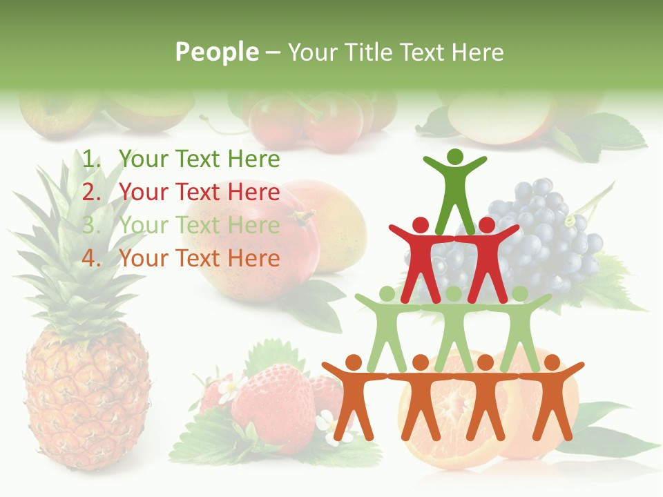 Blue White Diet PowerPoint Template